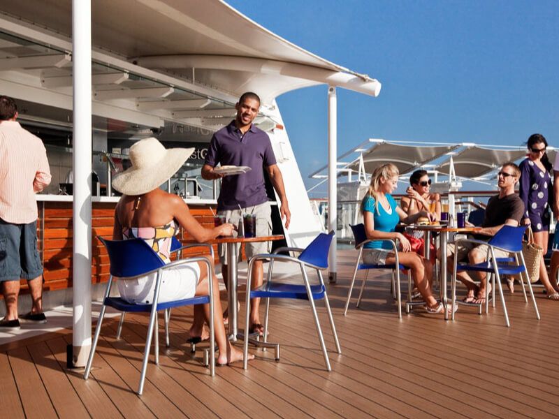 Mastgrill du bateau de croisière Celebrity Eclipse