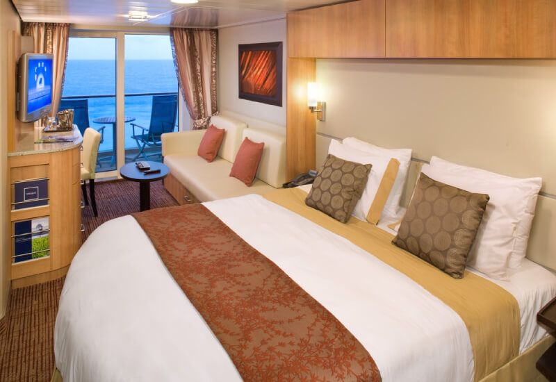 Cabine balcon du bateau de croisière Celebrity Eclipse